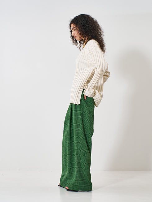【 予約:2月上旬 】RIB KNIT LONG TEE /Y261-91014